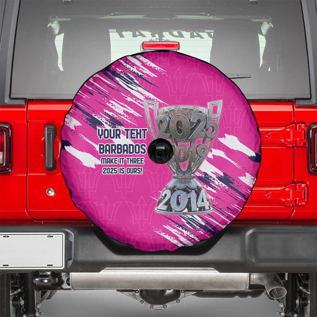 Caribbean Cricket Barbados Personalized Spare Tire Cover Make It Three 2025 is Ours - Wonder Print Shop