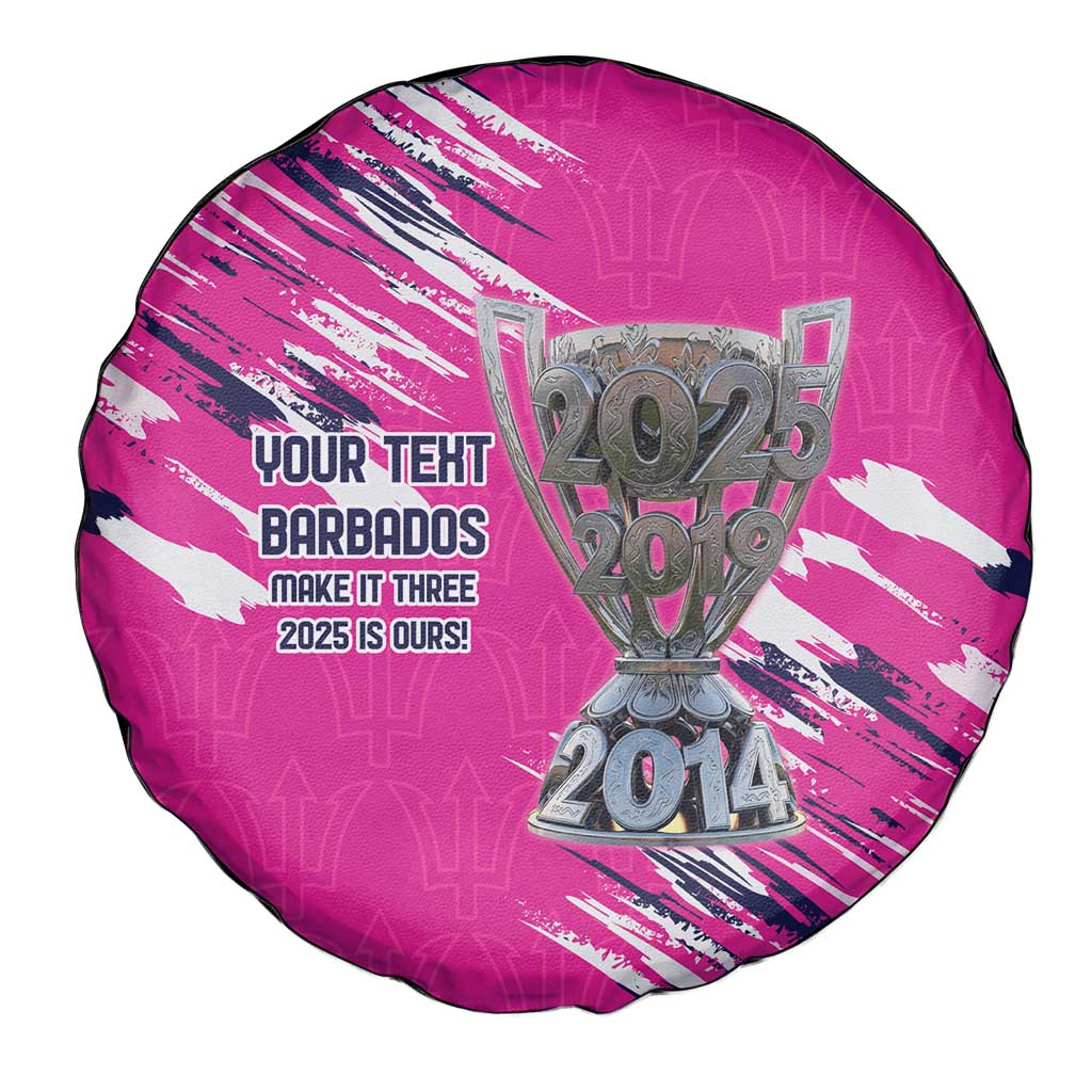 Caribbean Cricket Barbados Personalized Spare Tire Cover Make It Three 2025 is Ours - Wonder Print Shop