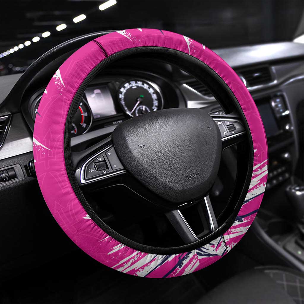 Caribbean Cricket Barbados Steering Wheel Cover Make It Three 2025 is Ours - Wonder Print Shop