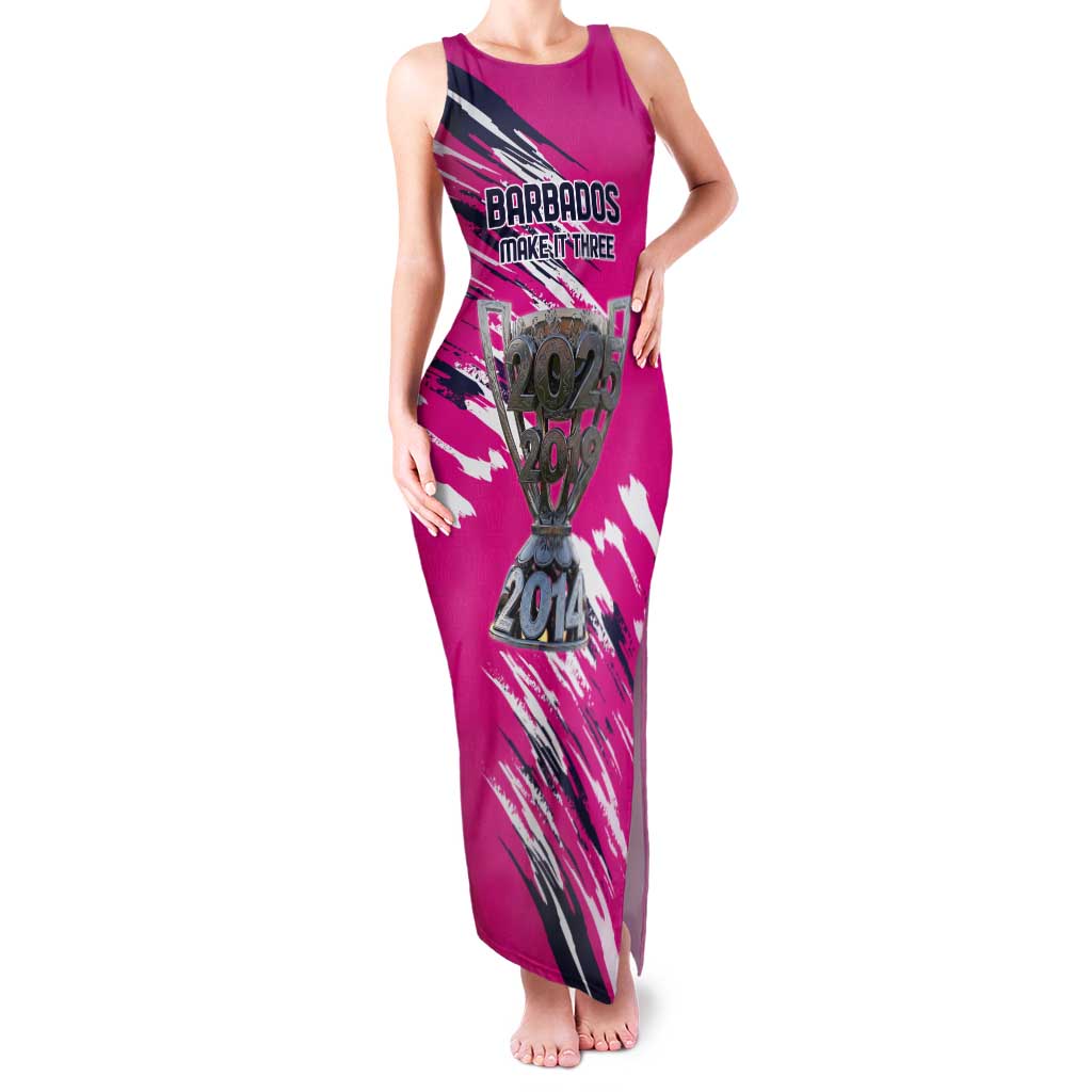 Caribbean Cricket Barbados Personalized Tank Maxi Dress Make It Three 2025 is Ours - Wonder Print Shop