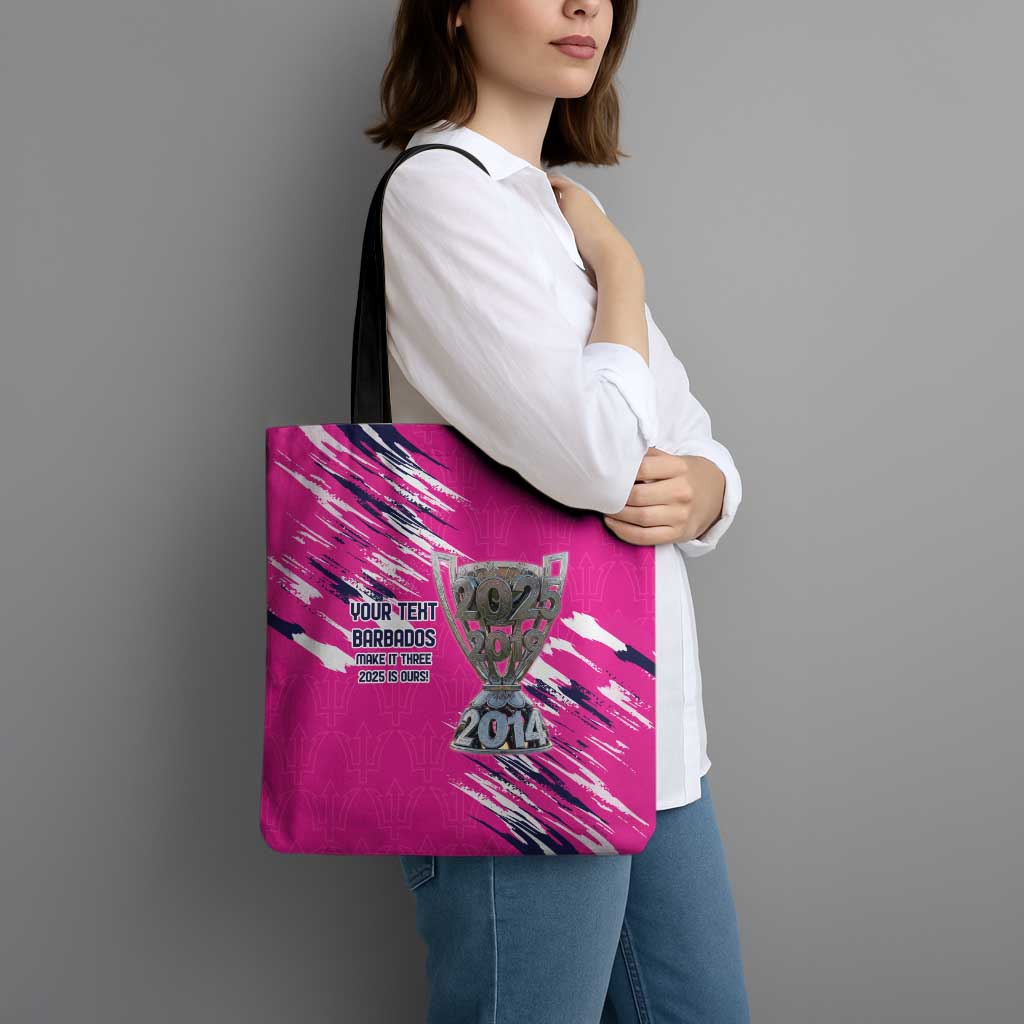 Caribbean Cricket Barbados Personalized Tote Bag Make It Three 2025 is Ours - Wonder Print Shop