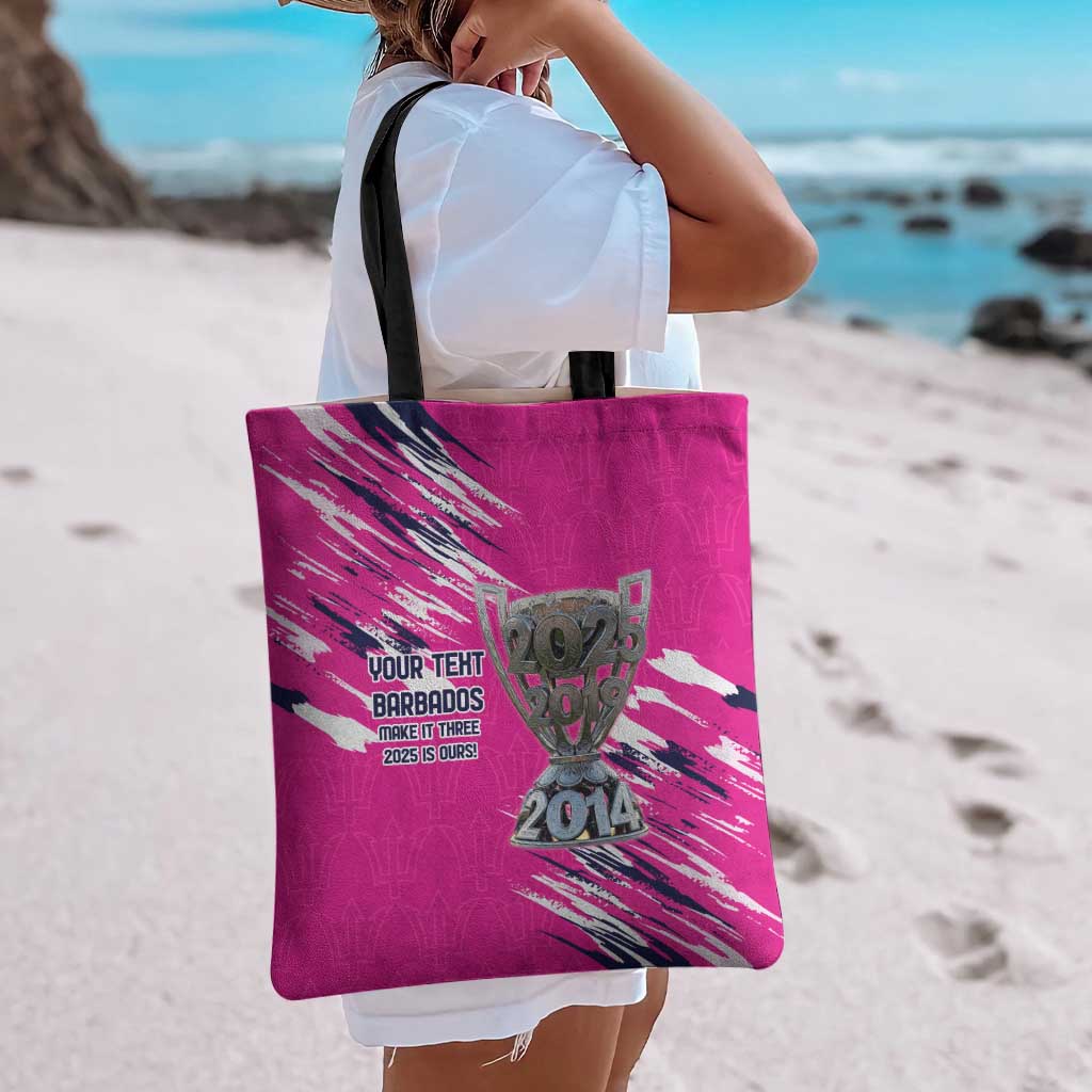 Caribbean Cricket Barbados Personalized Tote Bag Make It Three 2025 is Ours - Wonder Print Shop