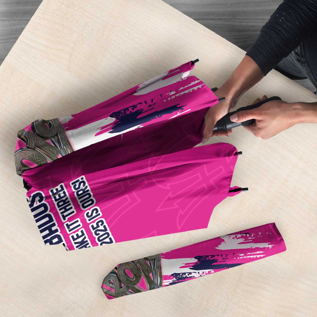 Caribbean Cricket Barbados Personalized Umbrella Make It Three 2025 is Ours - Wonder Print Shop