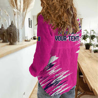 Caribbean Cricket Barbados Personalized Women Casual Shirt Make It Three 2025 is Ours - Wonder Print Shop