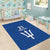 Caribbean Cricket Barbados Custom Area Rug Strike of the Tridents - Wonder Print Shop