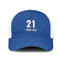 Caribbean Cricket Barbados Custom Baseball Net Cap Strike of the Tridents - Wonder Print Shop