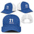 Caribbean Cricket Barbados Custom Baseball Net Cap Strike of the Tridents - Wonder Print Shop