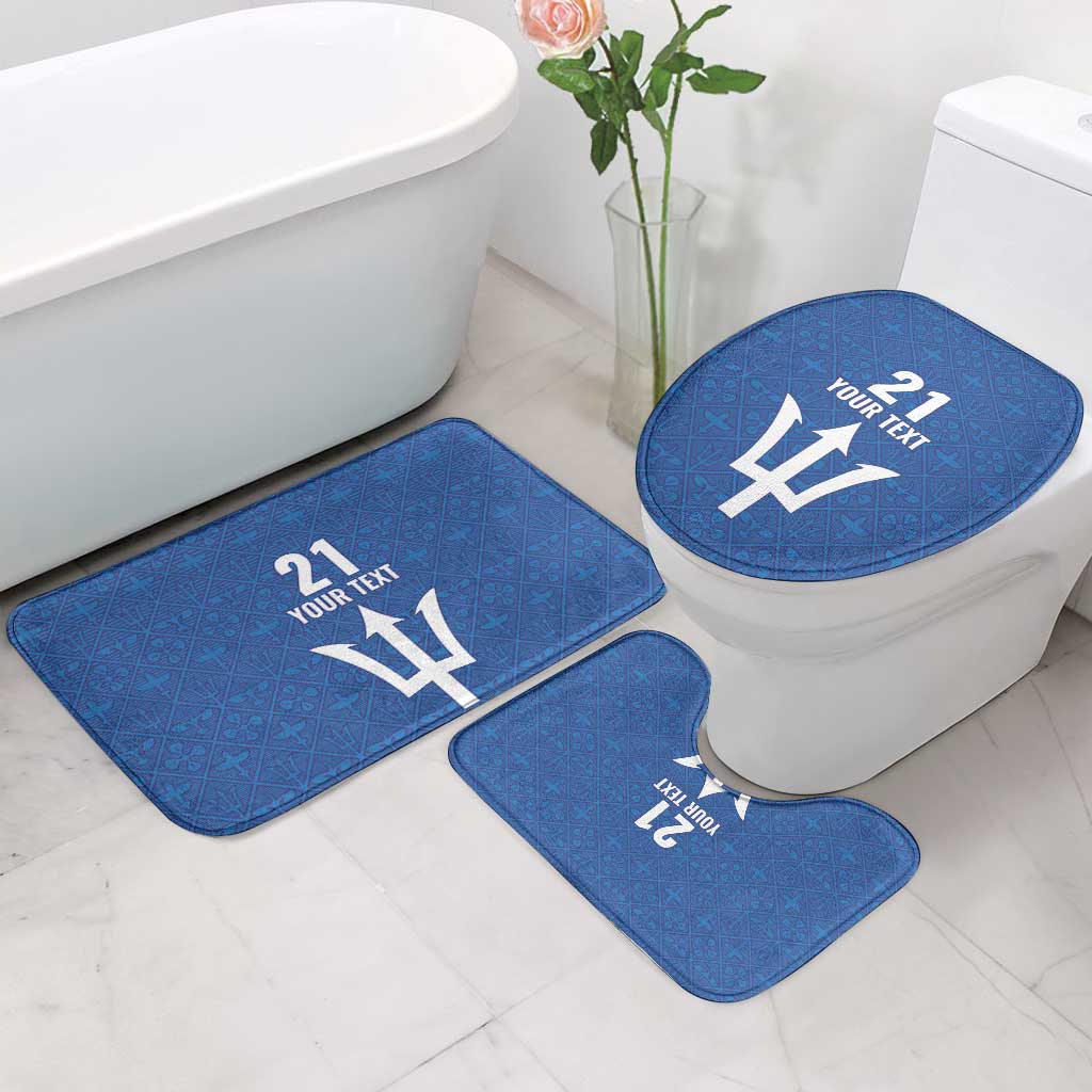 Caribbean Cricket Barbados Custom Bathroom Set Strike of the Tridents - Wonder Print Shop