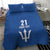 Caribbean Cricket Barbados Custom Bedding Set Strike of the Tridents - Wonder Print Shop
