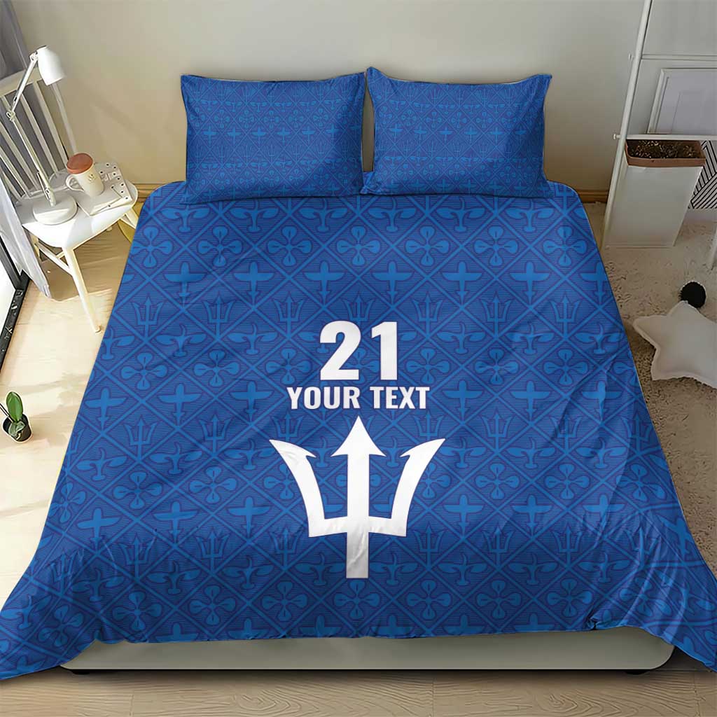 Caribbean Cricket Barbados Custom Bedding Set Strike of the Tridents - Wonder Print Shop