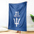 Caribbean Cricket Barbados Custom Blanket Strike of the Tridents - Wonder Print Shop