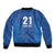 Caribbean Cricket Barbados Custom Bomber Jacket Strike of the Tridents - Wonder Print Shop