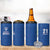 Caribbean Cricket Barbados Custom 4 in 1 Can Cooler Tumbler Strike of the Tridents - Wonder Print Shop