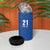 Caribbean Cricket Barbados Custom 4 in 1 Can Cooler Tumbler Strike of the Tridents - Wonder Print Shop