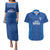Caribbean Cricket Barbados Custom Couples Matching Puletasi and Hawaiian Shirt Strike of the Tridents - Wonder Print Shop