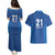 Caribbean Cricket Barbados Custom Couples Matching Puletasi and Hawaiian Shirt Strike of the Tridents - Wonder Print Shop