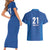 Caribbean Cricket Barbados Custom Couples Matching Short Sleeve Bodycon Dress and Hawaiian Shirt Strike of the Tridents - Wonder Print Shop