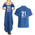 Caribbean Cricket Barbados Custom Couples Matching Summer Maxi Dress and Hawaiian Shirt Strike of the Tridents - Wonder Print Shop
