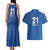 Caribbean Cricket Barbados Custom Couples Matching Tank Maxi Dress and Hawaiian Shirt Strike of the Tridents - Wonder Print Shop
