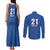 Caribbean Cricket Barbados Custom Couples Matching Tank Maxi Dress and Long Sleeve Button Shirt Strike of the Tridents - Wonder Print Shop