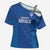 Caribbean Cricket Barbados Custom Cross Shoulder Shirt Strike of the Tridents - Wonder Print Shop