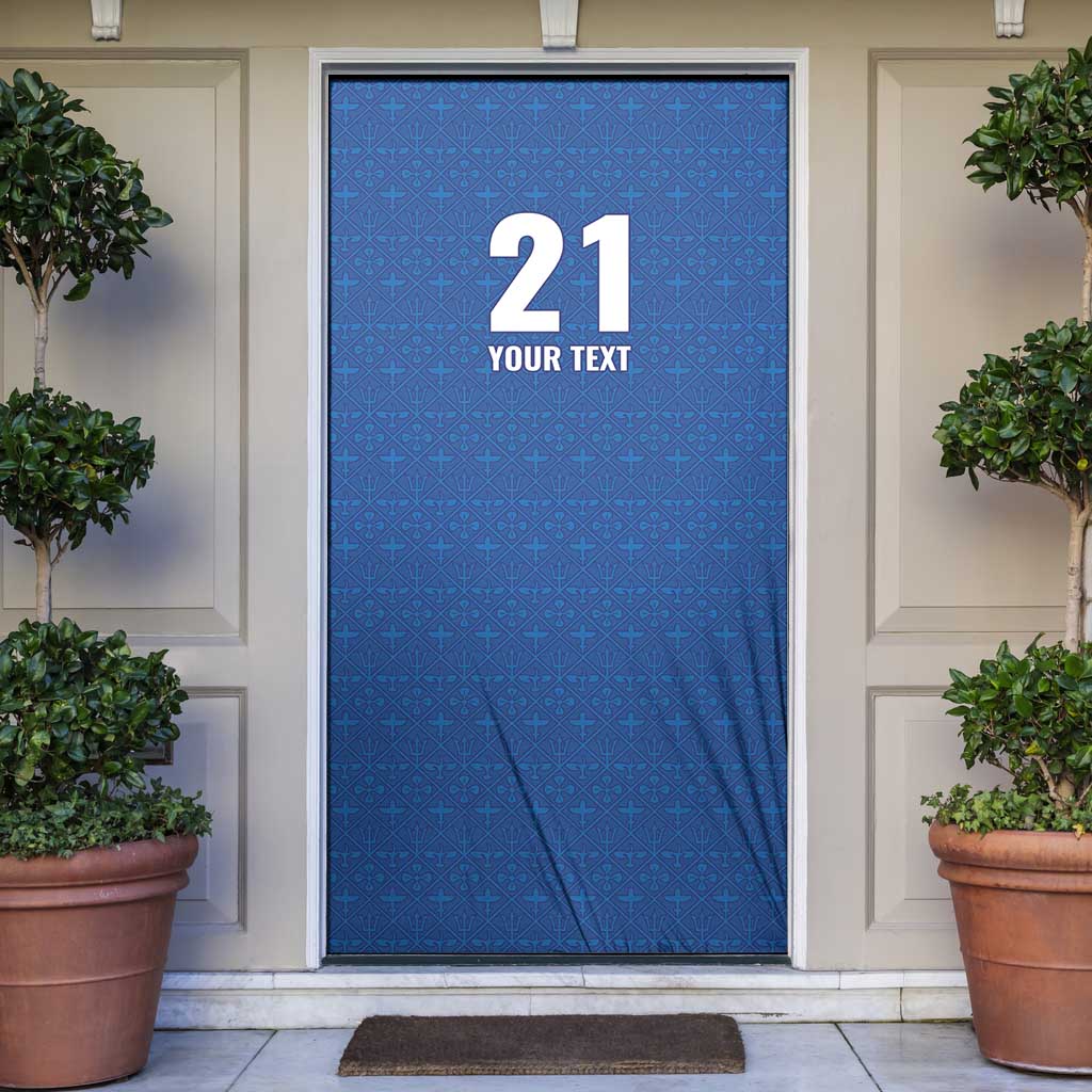 Caribbean Cricket Barbados Custom Door Cover Strike of the Tridents - Wonder Print Shop