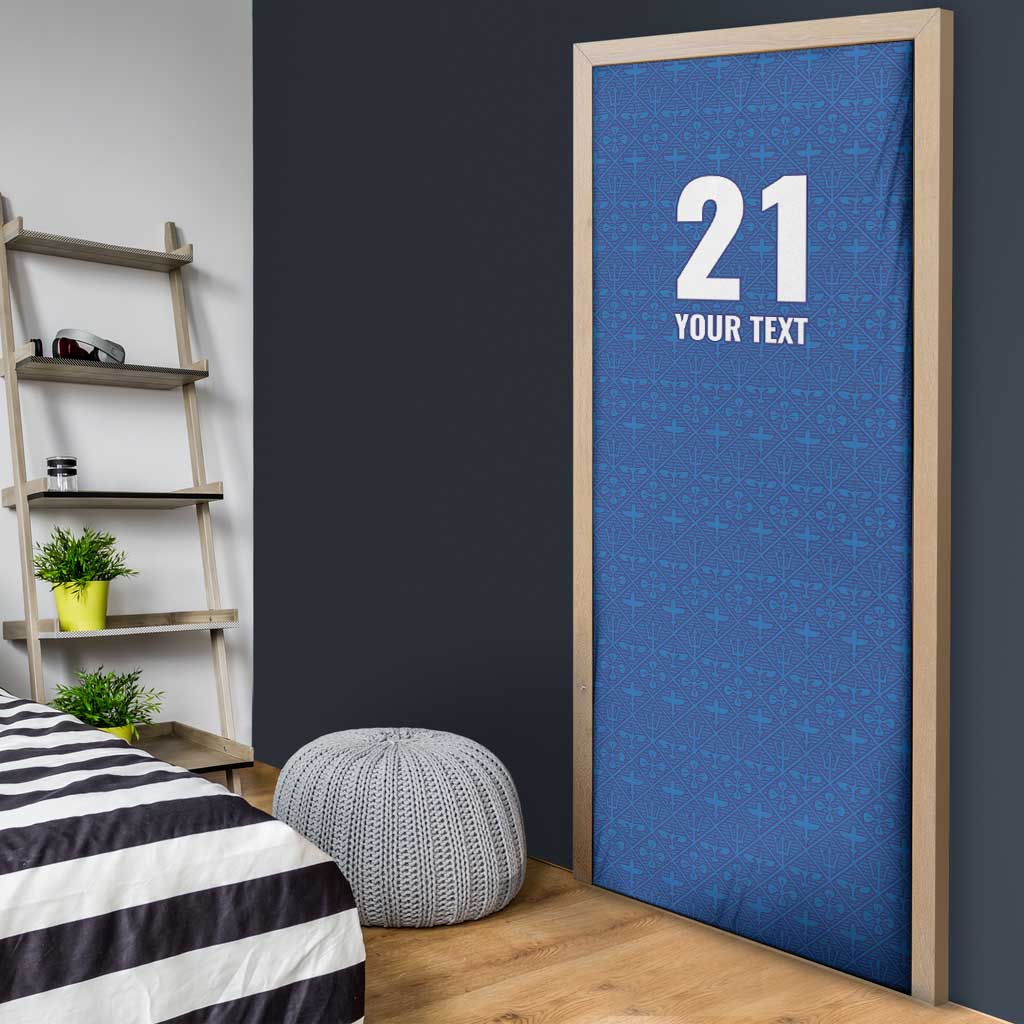 Caribbean Cricket Barbados Custom Door Cover Strike of the Tridents - Wonder Print Shop