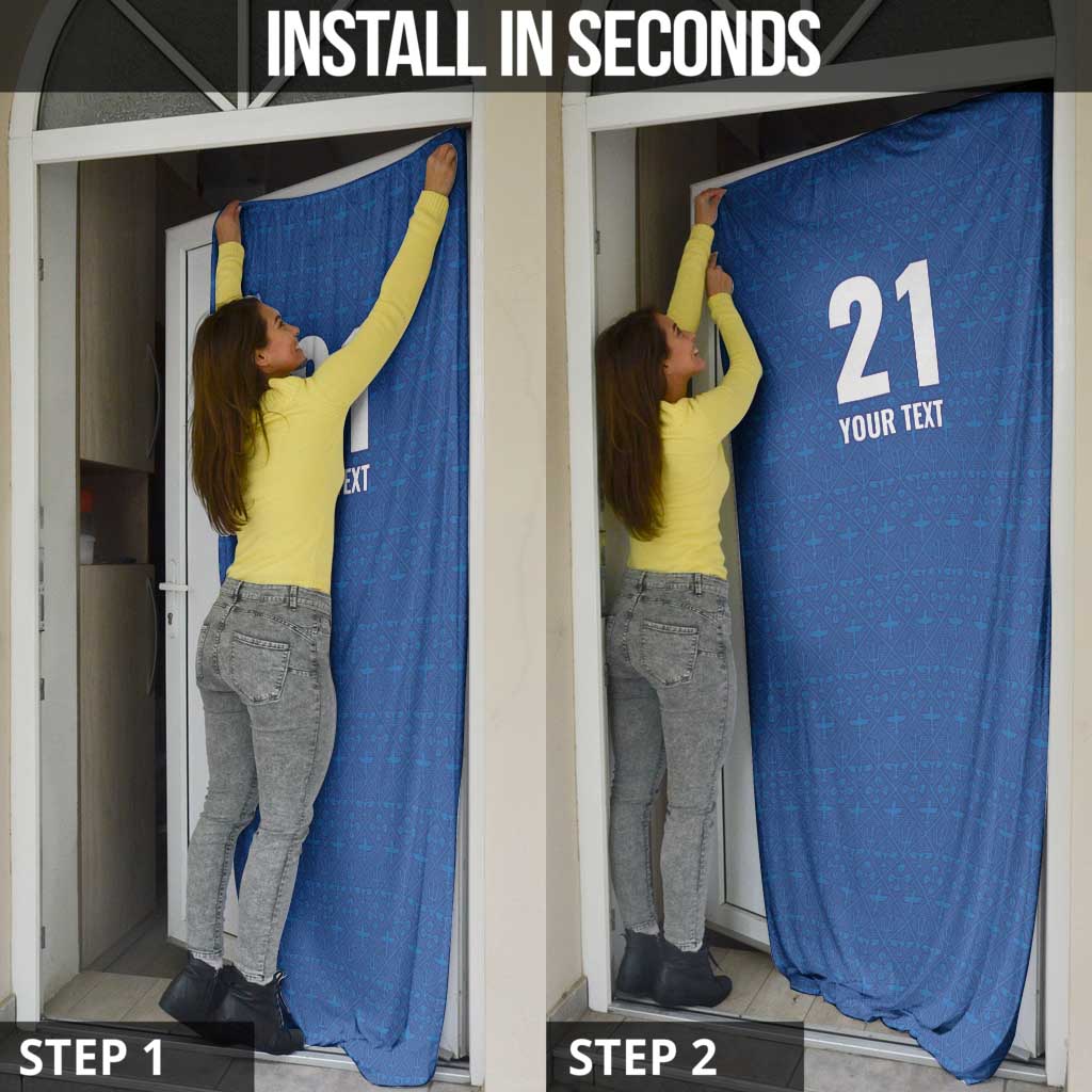 Caribbean Cricket Barbados Custom Door Cover Strike of the Tridents - Wonder Print Shop