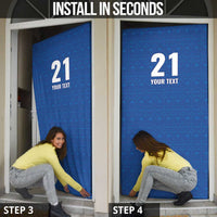 Caribbean Cricket Barbados Custom Door Cover Strike of the Tridents - Wonder Print Shop