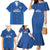 Caribbean Cricket Barbados Custom Family Matching Mermaid Dress and Hawaiian Shirt Strike of the Tridents - Wonder Print Shop