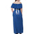 Caribbean Cricket Barbados Custom Family Matching Off Shoulder Maxi Dress and Hawaiian Shirt Strike of the Tridents - Wonder Print Shop