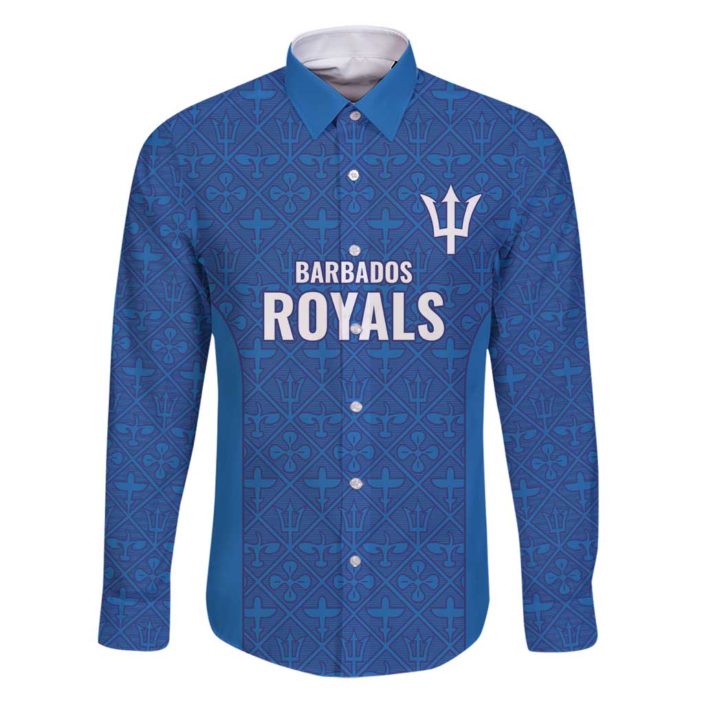 Caribbean Cricket Barbados Custom Family Matching Puletasi and Hawaiian Shirt Strike of the Tridents - Wonder Print Shop