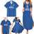 Caribbean Cricket Barbados Custom Family Matching Summer Maxi Dress and Hawaiian Shirt Strike of the Tridents - Wonder Print Shop