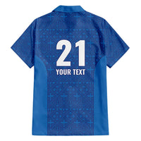 Caribbean Cricket Barbados Custom Family Matching Summer Maxi Dress and Hawaiian Shirt Strike of the Tridents - Wonder Print Shop