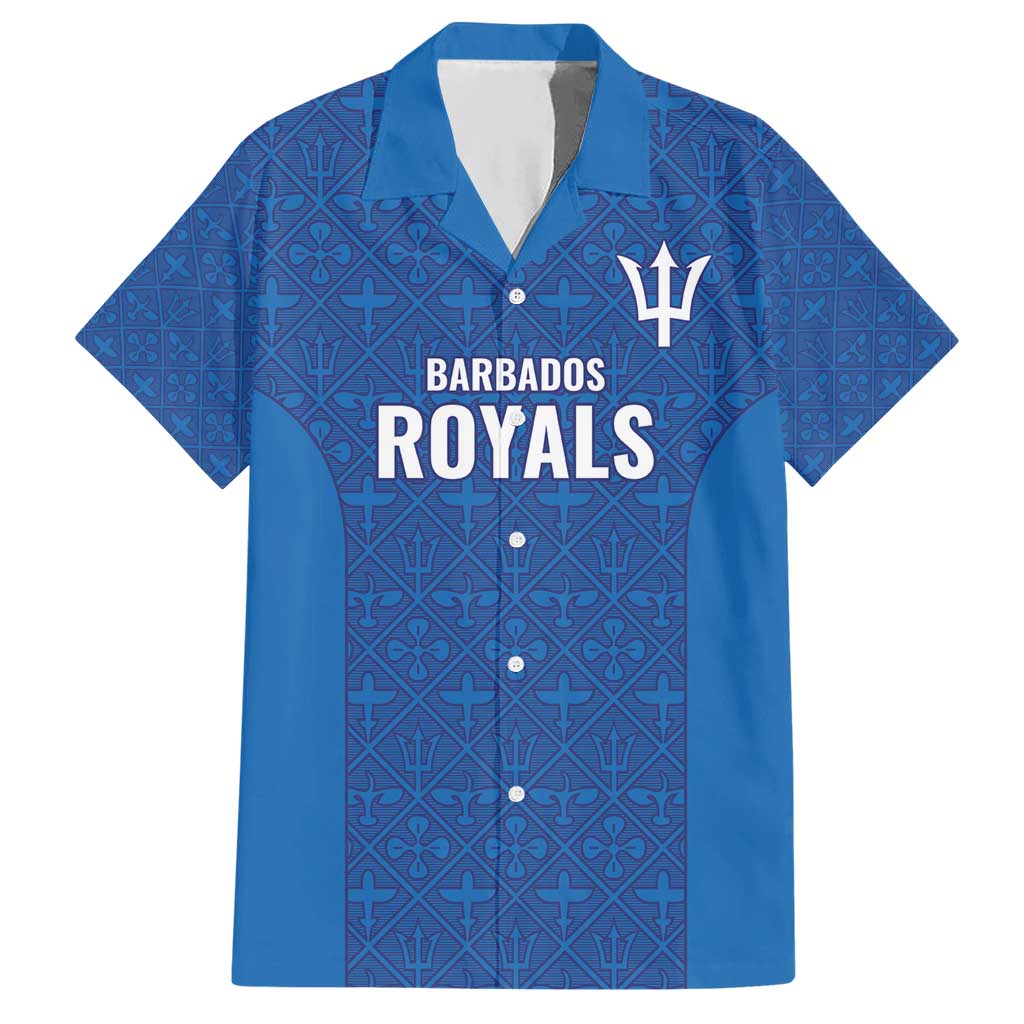 Caribbean Cricket Barbados Custom Hawaiian Shirt Strike of the Tridents - Wonder Print Shop