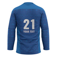 Caribbean Cricket Barbados Custom Hockey Jersey Strike of the Tridents - Wonder Print Shop