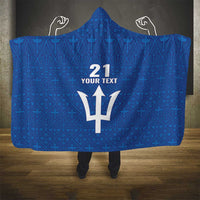 Caribbean Cricket Barbados Custom Hooded Blanket Strike of the Tridents - Wonder Print Shop