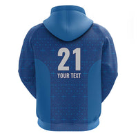 Caribbean Cricket Barbados Custom Hoodie Strike of the Tridents - Wonder Print Shop