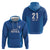 Caribbean Cricket Barbados Custom Hoodie Strike of the Tridents - Wonder Print Shop