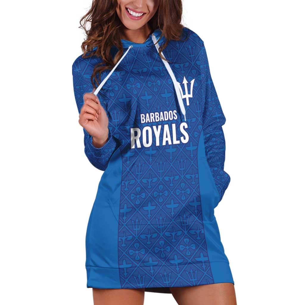 Caribbean Cricket Barbados Custom Hoodie Dress Strike of the Tridents - Wonder Print Shop