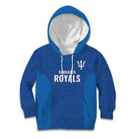 Caribbean Cricket Barbados Custom Kid Hoodie Strike of the Tridents - Wonder Print Shop