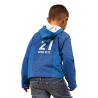 Caribbean Cricket Barbados Custom Kid Hoodie Strike of the Tridents - Wonder Print Shop