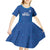 Caribbean Cricket Barbados Custom Kid Short Sleeve Dress Strike of the Tridents - Wonder Print Shop