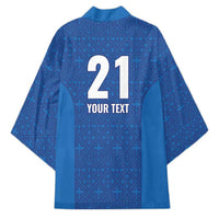 Caribbean Cricket Barbados Custom Kimono Strike of the Tridents - Wonder Print Shop