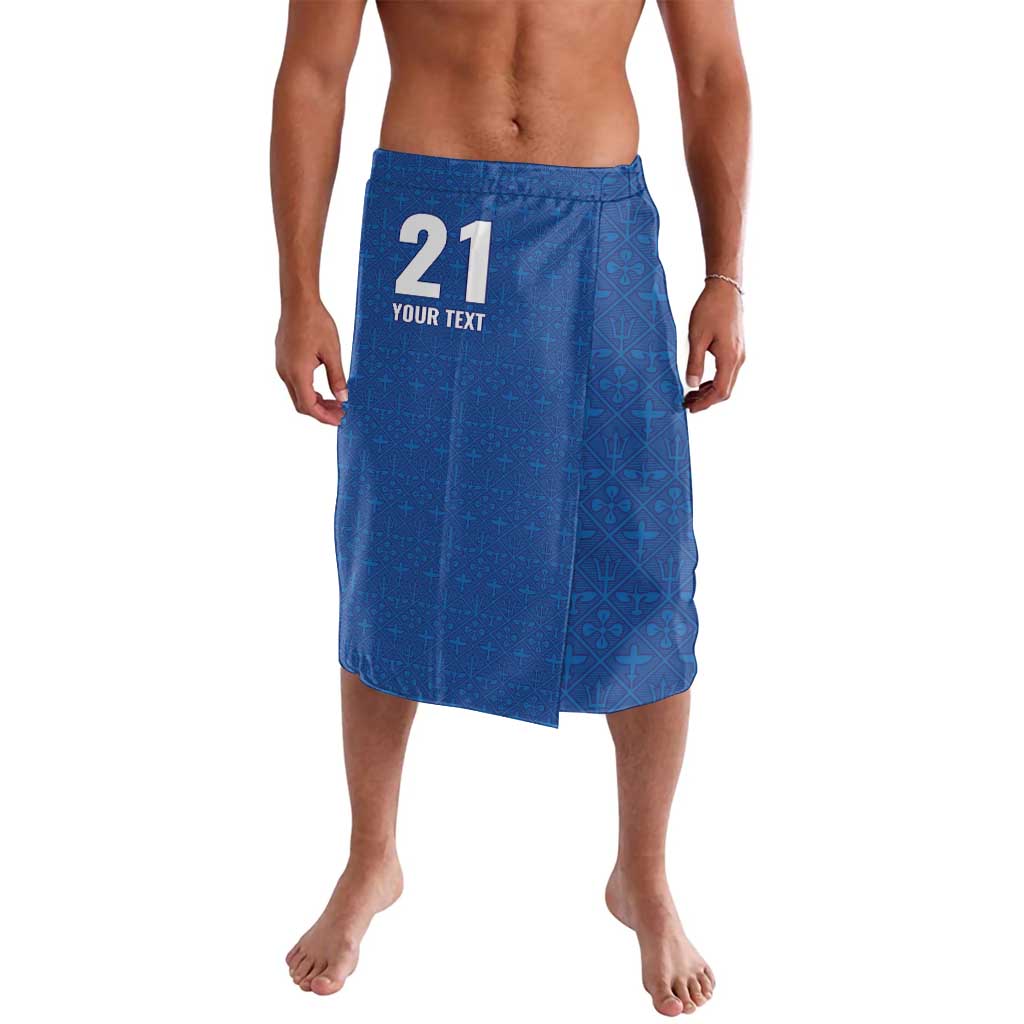 Caribbean Cricket Barbados Custom Lavalava Strike of the Tridents - Wonder Print Shop