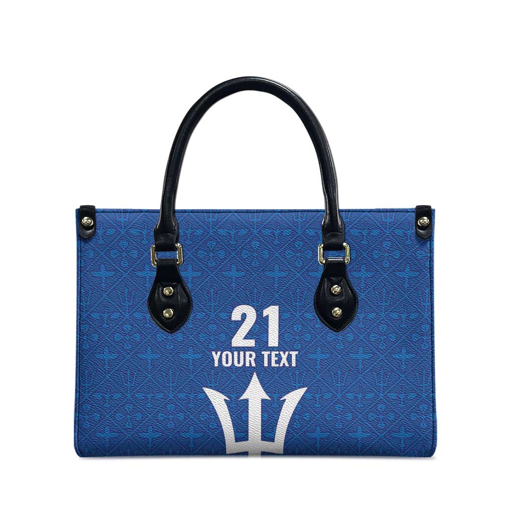 Caribbean Cricket Barbados Custom Leather Bag Strike of the Tridents - Wonder Print Shop