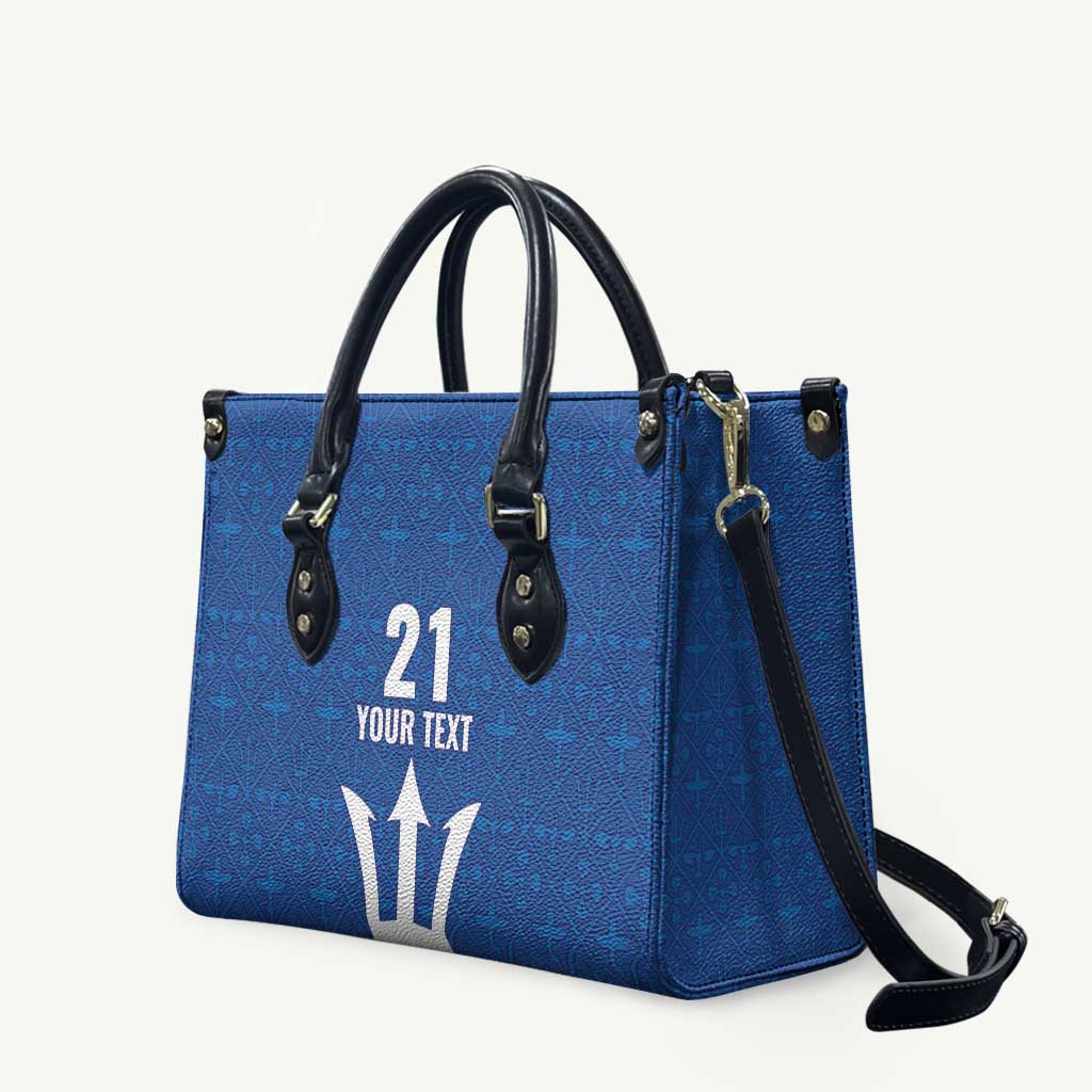 Caribbean Cricket Barbados Custom Leather Bag Strike of the Tridents - Wonder Print Shop