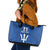 Caribbean Cricket Barbados Custom Leather Tote Bag Strike of the Tridents - Wonder Print Shop