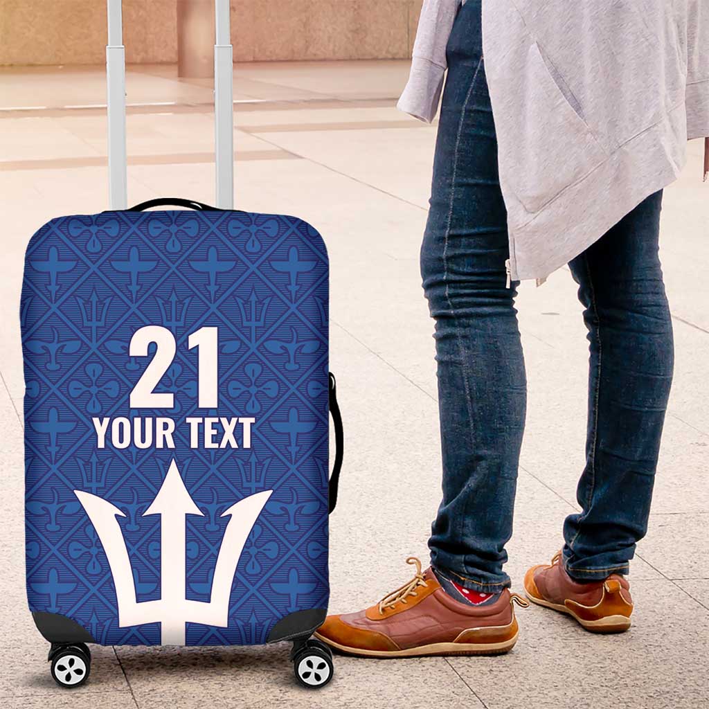 Caribbean Cricket Barbados Custom Luggage Cover Strike of the Tridents - Wonder Print Shop