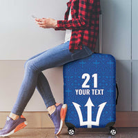 Caribbean Cricket Barbados Custom Luggage Cover Strike of the Tridents - Wonder Print Shop